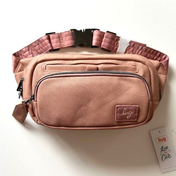 Lug Hitch Matte Luxe VL Belt Bag Blush Pink NWOT - Picture 1 of 7